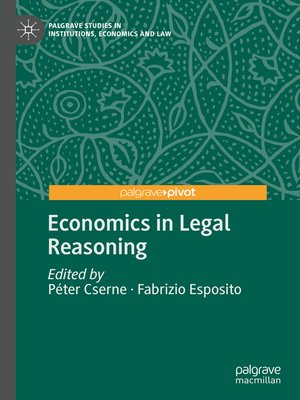 cover image of Economics in Legal Reasoning